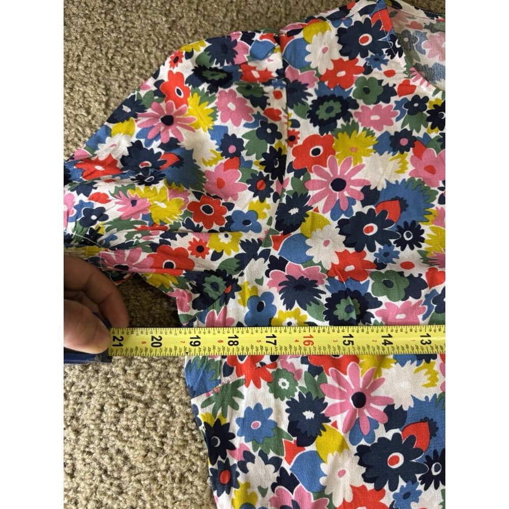 BODEN Corinne Midi Tea Dress Pink Floral Dainty Cottagecore Classic Feminine 12 - Picture 8 of 10